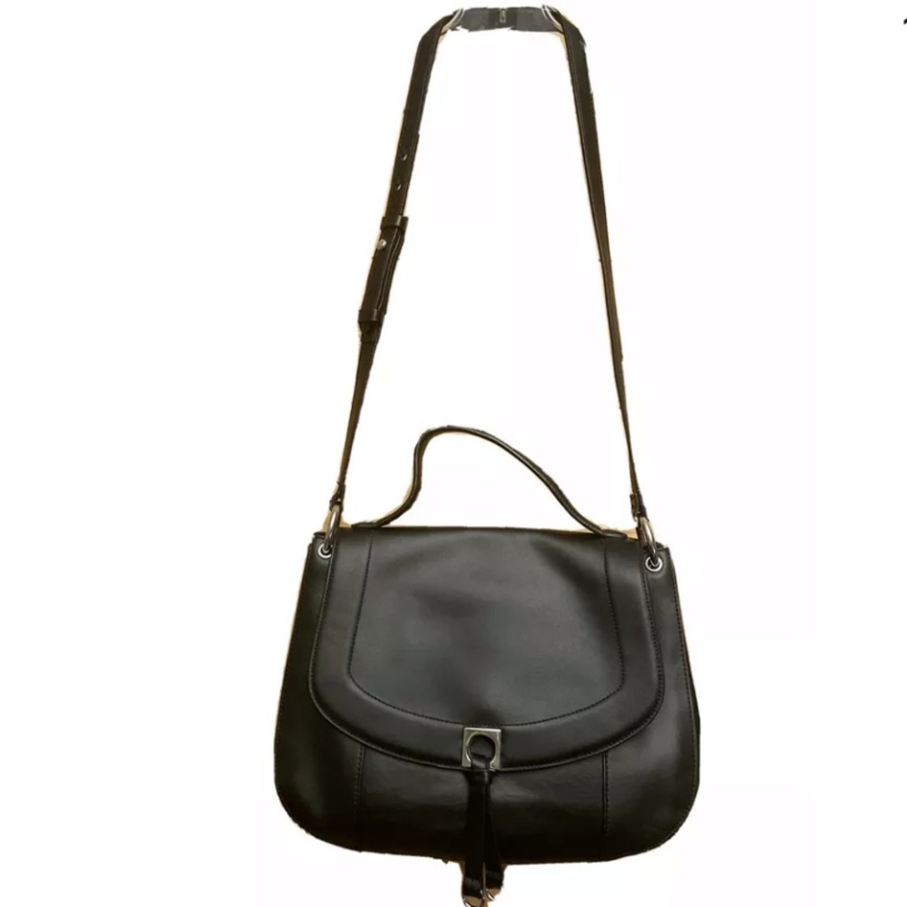 IVANKA TRUMP Leather medium ‘Claudia’ Saddle Bag